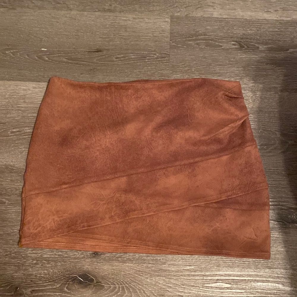 Free People | Suede Mini Skirt | Size 10